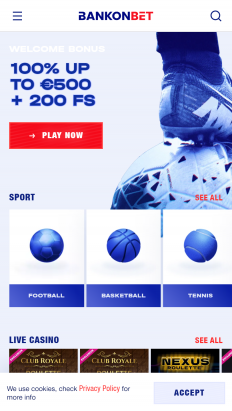 Bankonbet Screenshot Bankonbet Screenshot