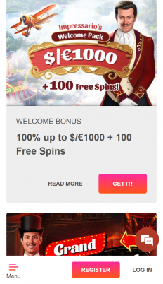 Impressario Casino Screenshot