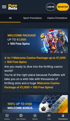 PureBets Screenshot PureBets Screenshot