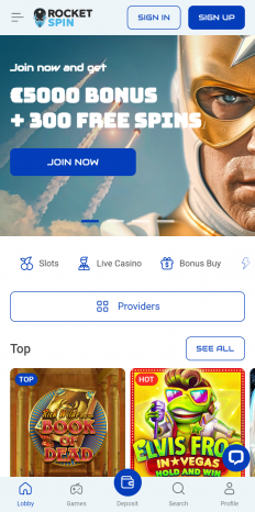 RocketSpin Screenshot