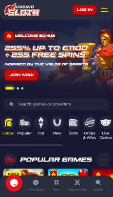 Slota Casino Screenshot