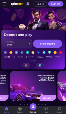 Spinstar Casino Screenshot Spinstar Casino Screenshot