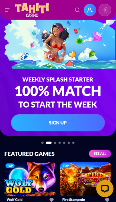 Tahiti Casino Screenshot