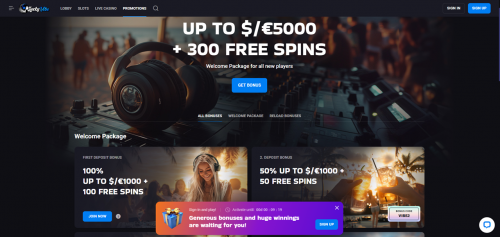 LuckyVibe Casino Screenshot