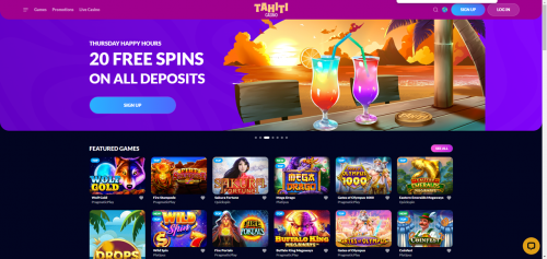 Tahiti Casino Screenshot