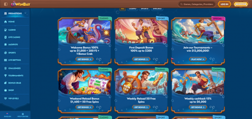 WinBay Casino Screenshot