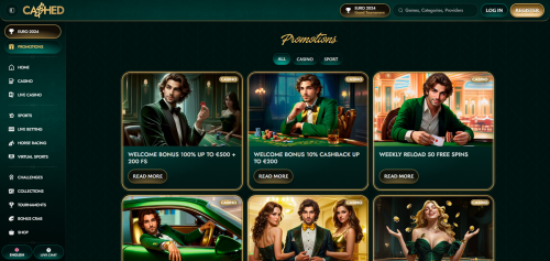 Cashed Casino Screenshot